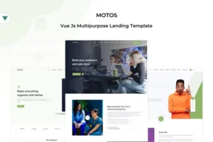 Mua Motos - Vue Js Multipurpose Landing Template giá rẻ