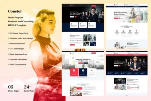 Mua Multi-Purpose Business & Consulting HTML5 Template giá rẻ