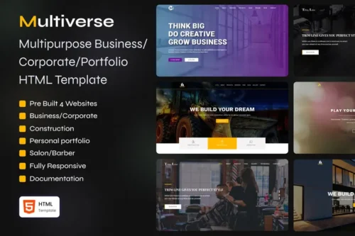 Mua Multiverse - Multipurpose Business Template giá rẻ