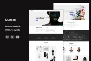 Mua Munson - Minimal Portfolio Template giá rẻ