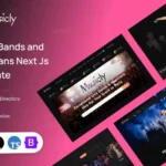 Music Bands & Musicians NextJs Template | Musicly