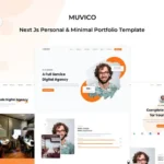 Muvico – Next.js Personal & Minimal Portfolio