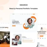 Muvico – React Js Personal & Minimal Portfolio