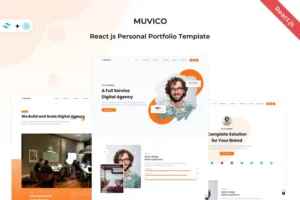 Mua Muvico - React Js Personal & Minimal Portfolio giá rẻ