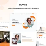 Muvico – Tailwind CSS Personal Portfolio Template