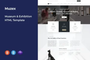 Mua Muzex - Museum & Exhibition HTML Template giá rẻ