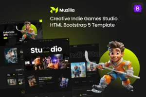 Mua Muzilla - Creative Indie Game Studios Bootstrap 5 giá rẻ