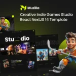 Muzilla – Indie Game Studios NextJS Template