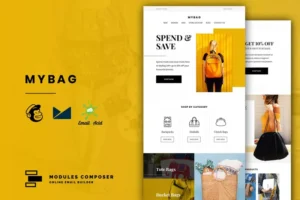 Mua MyBag - E-commerce Responsive Email Template giá rẻ