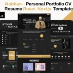 Nabhan-Personal Portfolio / CV NextJS Template