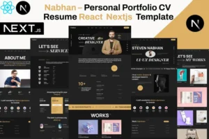 Mua Nabhan-Personal Portfolio / CV NextJS Template giá rẻ