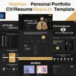Nabhan-Personal Portfolio / CV ReactJs Template