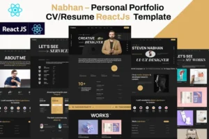 Mua Nabhan-Personal Portfolio / CV ReactJs Template giá rẻ