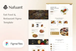 Mua Nafuant - Fast Food & Restaurant Figma Template giá rẻ