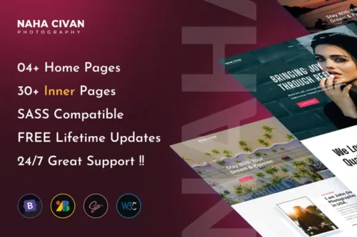Mua Naha Civan - Photography Portfolio Bootstrap 5 giá rẻ