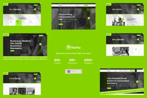 Mua Nahla - Business Consulting HTML Template giá rẻ