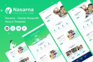 Mua Nasarna - Charity Nonprofit Next Js Template giá rẻ