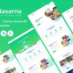 Nasarna – Charity React Template
