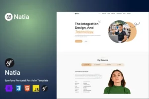 Mua Natia - Personal Portfolio Symfony Template giá rẻ