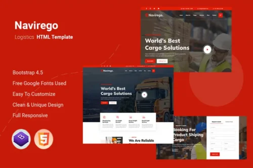 Mua Navirego - Logistics HTML Template giá rẻ