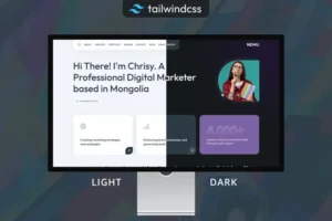 Mua Nemu - Tailwind Personal vCard/Portfolio Template giá rẻ