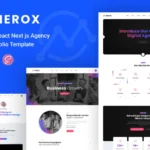 Nerox – React Next js Agency & Portfolio Template
