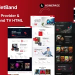 NetBand – Internet Provider and Broadband TV HTML