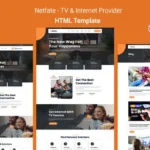 Netfate – TV & Internet Provider HTML Template