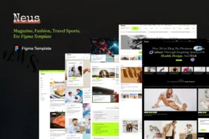 Mua Neus - Blog & Magazine Figma Template giá rẻ