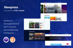 Mua Newpress - Blog Magazine HTML Template giá rẻ