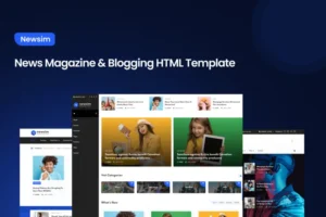 Mua Newsim - News Magazine & Blogging HTML Template giá rẻ