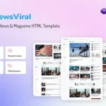Newsviral – Modern News & Magazine HTML Template