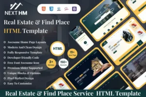 Mua NextHM – Real Estate & Find Place HTML Template giá rẻ