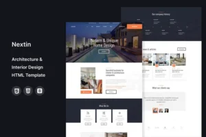 Mua Nextin - Architecture & Interior HTML Template giá rẻ