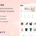 Ninico – Minimal eCommerce React NextJS Template
