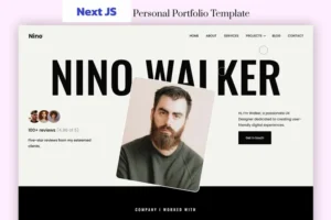 Mua Nino - Next JS Personal Portfolio Template giá rẻ