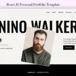 Nino – React JS Personal Portfolio Template