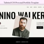 Nino – Tailwind CSS Personal Portfolio Template