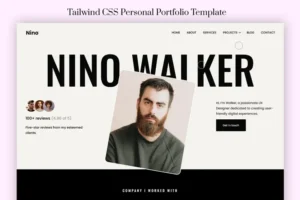 Mua Nino - Tailwind CSS Personal Portfolio Template giá rẻ