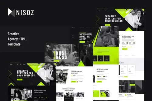 Mua Nisoz - Creative Agency HTML Template giá rẻ