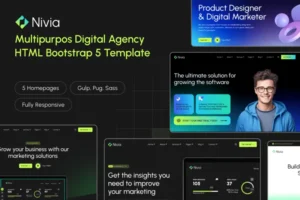 Mua Nivia - Multipurpos Digital Agency HTML Template giá rẻ