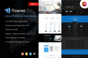 Mua Noanet Digital Network and Internet Provider HTML giá rẻ