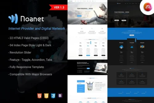 Mua Noanet Digital Network and Internet Provider HTML giá rẻ