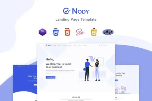 Mua Nody - Bootstrap 5 Landing Page Template giá rẻ
