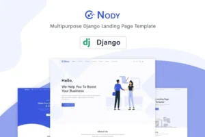 Mua Nody - Django Landing Page Template giá rẻ