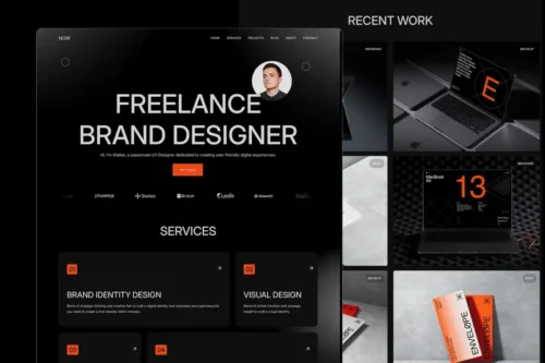 Mua Noir - Creative Portfolio HTML Template giá rẻ