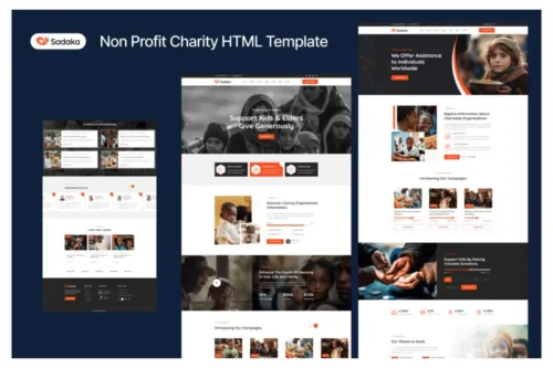 Mua Non Profit Charity HTML Template giá rẻ