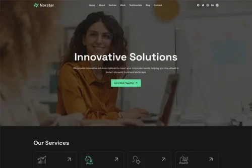 Mua Norstar | Personal Portfolio HTML Template giá rẻ