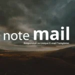 Note Mail – 20 Unique Responsive Email set