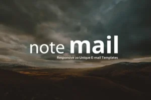 Mua Note Mail - 20 Unique Responsive Email set giá rẻ